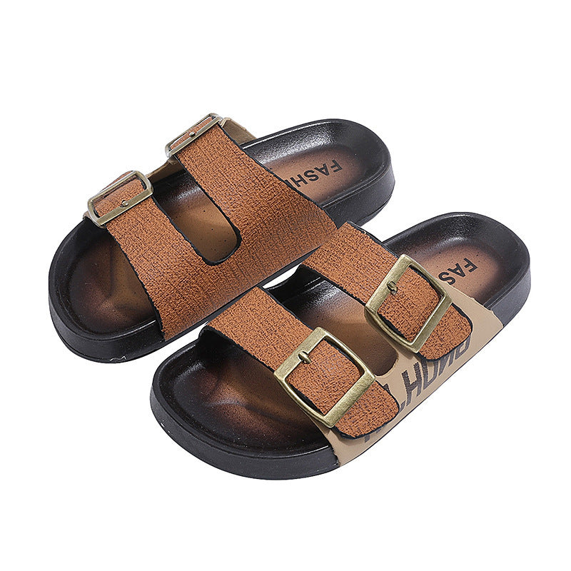 Vancahoboken boys' cork sandals & slippers -  summer new collection - indoor/outdoor sandals & flip-flops for older boys