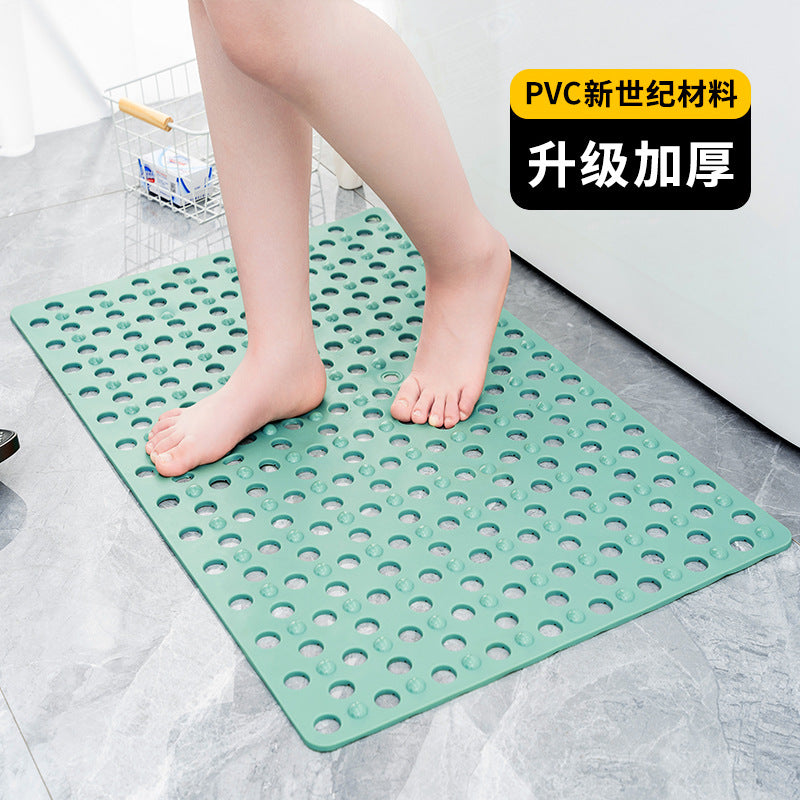 Square non-slip mat, bathroom mat, bath anti-drop and environmentally friendly household shower room, suction cup, floor mat, bathroom massage foot mat
