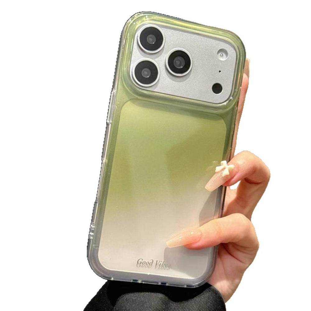 iphone 17 pro phone case, featuring a gradient tie-dye design, double-layer imd construction, and a new apple 15 drop-proof protective cover
