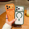 Cool three-in-one magnetic anti-slip edge strip suitable for iphone 17promax mobile phone case apple 11 anti-fall case 13