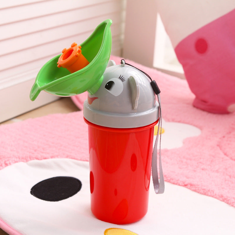 Portable kids urinal baby urinal handle urinal urinal handle urinal bottle urinal car