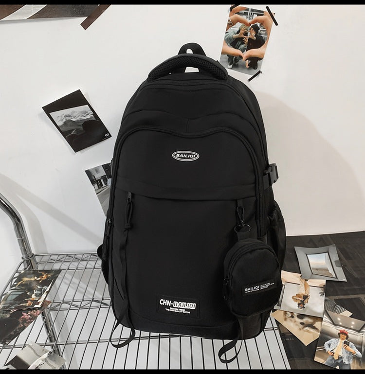 New large capacity backpack - graffiti casual backpack for middle school, high school, and college students - printed colorful school bag