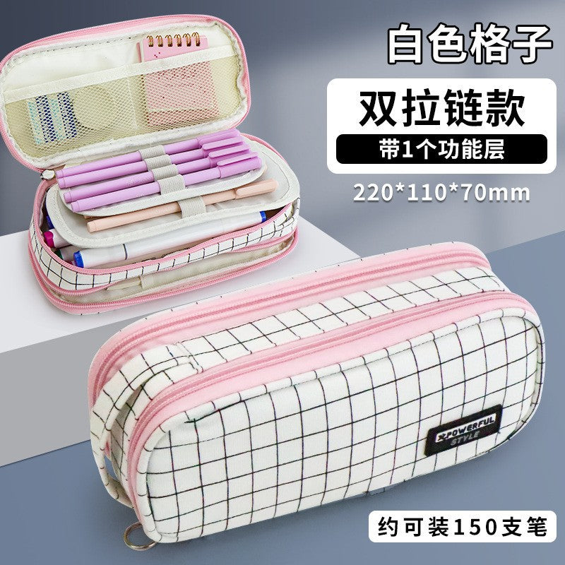 Special clearance stationery bag, primary school student stationery box, large-capacity pencil case, decompression cute cartoon children's pencil bag