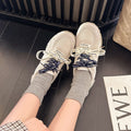 summer new arrival: plus-size women's casual comfortable fashionable flat lace-up shoes for wholesale (export)
