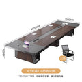 4.5m table+16 conference chairs