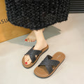 Summernew arrivaloutwear fairy bohemia sandals women's vacation imitation cut outcasual soft flats beach beach shoes