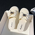 2024 new premium women's slides: stylish summer outdoor wear, fashionable thick-soled height increasing sandals, versatile for beach and seaside
