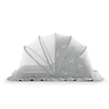 Baby mosquito net canopy - full coverage, foldable, universal fit for cribs