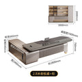 2.8m single cabinet boss desk+ 3.0m file cabinet
