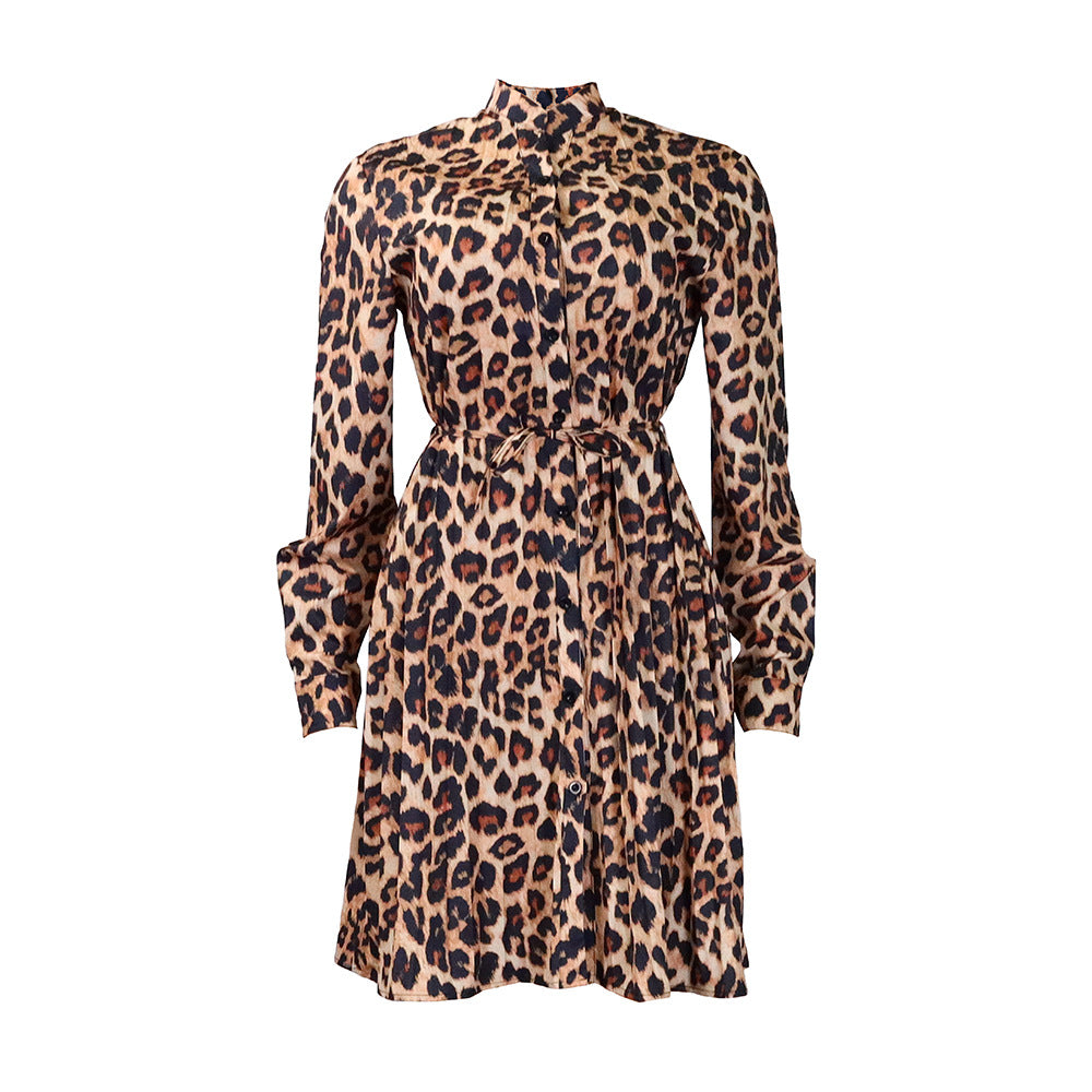 D3187 european and american women's clothing  new arrival: export-grade printed pleated fashion tie-up casual plus size african dress