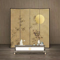New chinoiserie screen partition office living room restaurant hotel tea room blocking simple modern foldablemovable folding screen
