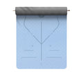 Tpe yoga mat manufacturer - silent pose lines, dance mat, professional anti-slip fitness mat for men - extra wide, extra thick, shock absorbing