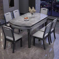 Bright slate dining table modern casualfor homethickened slate induction cooker dining table retractable foldable dining table