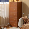 [wide five-layer model] walnut color 40*30*127cm