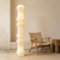 Imitation marble cream style vertical floor lamp hotel b&b decorative lamp scandinavian house elegant small waist floor lamp