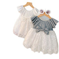 Summer children's dress, baby girl princess style, chic tulle dress, formal gown, tutu skirt, cute baby girl skirt