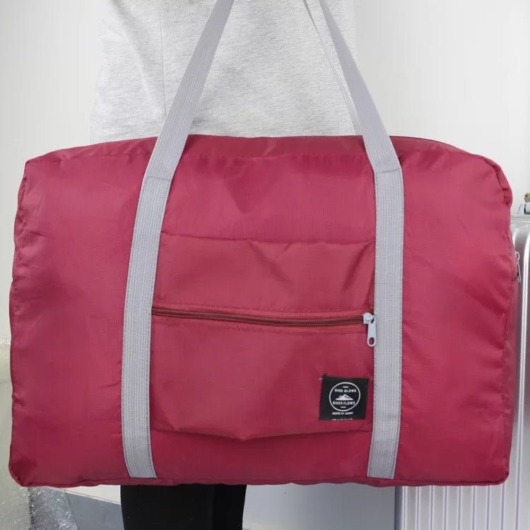 New Korean version travel bag Oxford cloth material clothing storage bag Airplane travel storage bag Large capacity duffel bag