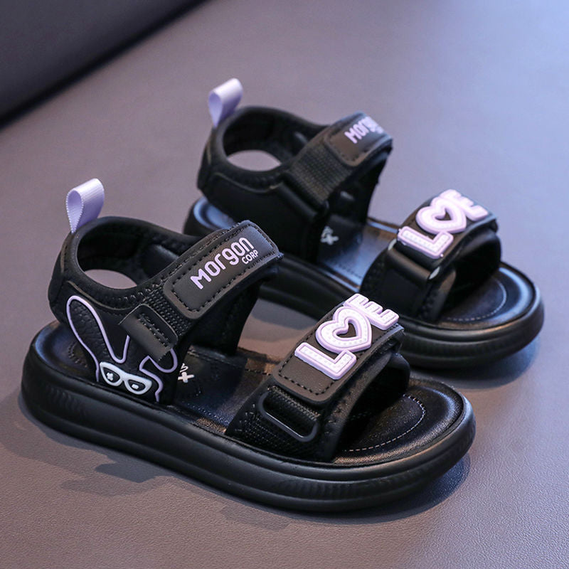 Girls' sandals & beach shoes -  new summer collection: soft-soled, non-slip, open-toe sandals & slides for active kids