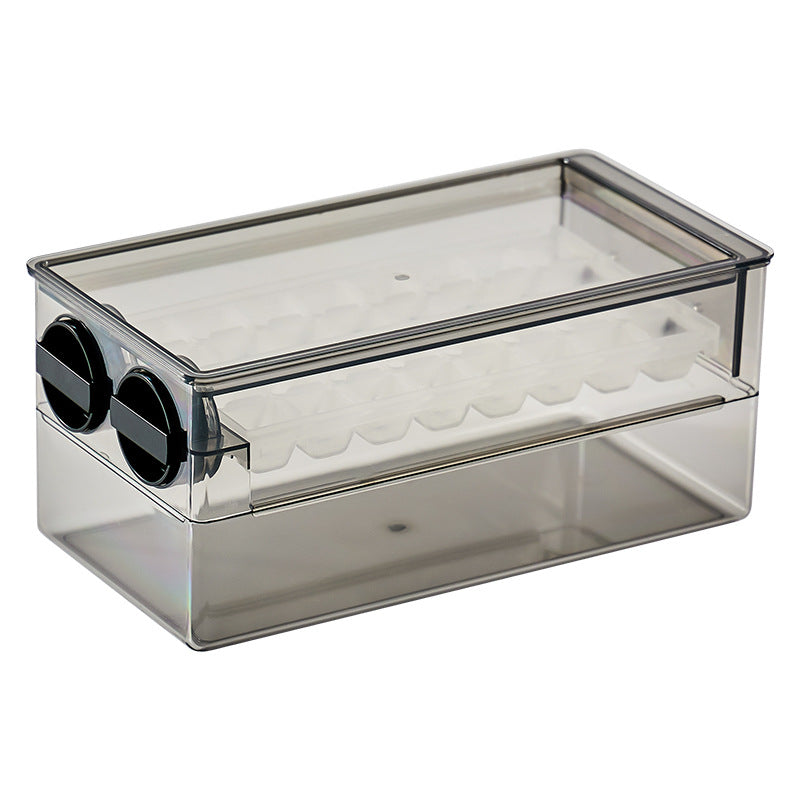 One bite summer household refrigerator large-capacity ice storage box ice box commercial wholesale ice mold rotating ice grid