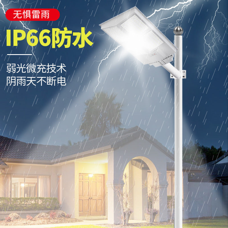 Yaming lighting led multi-sided luminous solar garden outdoor light waterproof household outdoor induction super bright street light