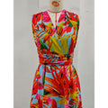 Aliexpress cross-border original design: women's fashionable sleeveless backless printed dress