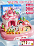 Kids' magnetic fun farm toy set - perfect for girls' pretend play, elsa princess castle birthday gift for babies