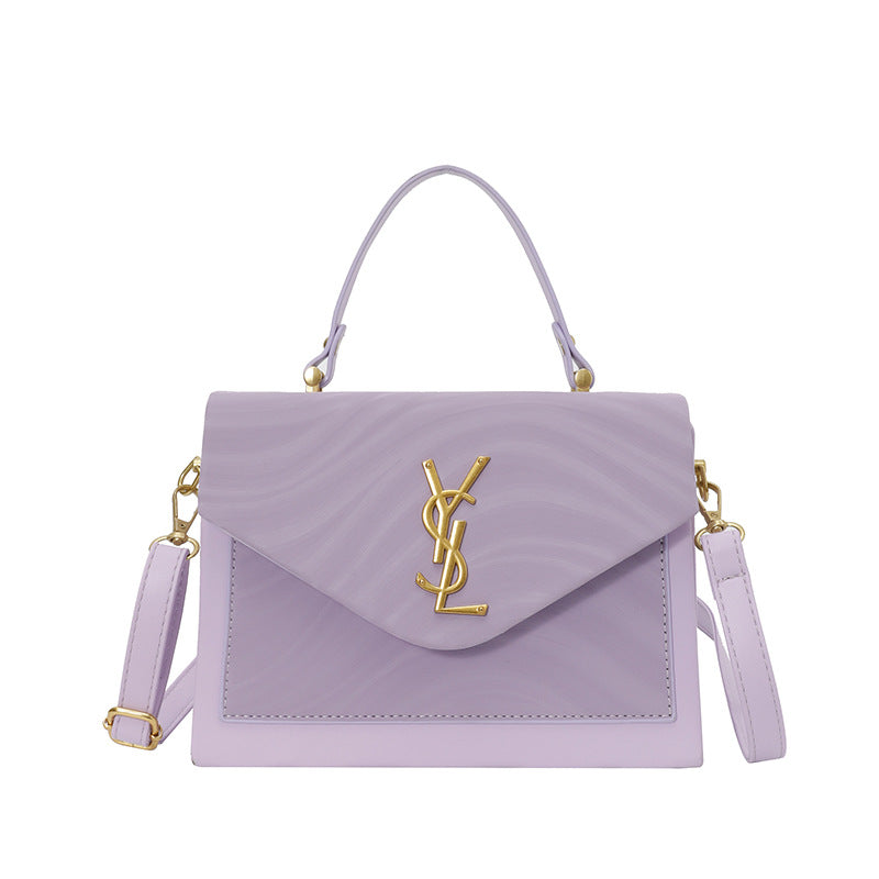 2025 new women's retro small square bag ladies shoulder crossbody commuter messenger bag trendy letter box bag - export quality