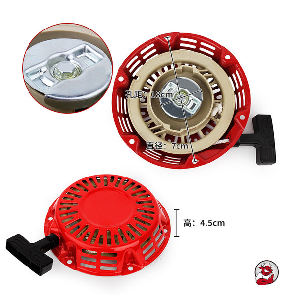 Manufacturer wholesale 168F170F power pull plate GX160GX200 generator hand pull plate gasoline engine power parts