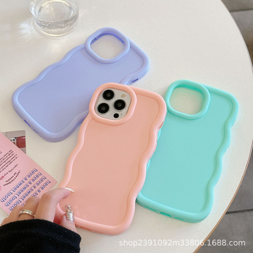 New macaron phone case for samsung s24 ultra, s23 fe, with sticker character material, a05s solid color soft case