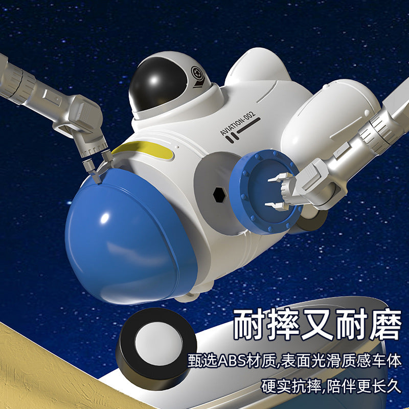 hot-selling press aerospace pull-back inertia car animal baby educational kids toys for boys and girls night market stalls