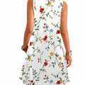 wholesale women's short-sleeved dresses, fashionable women's dresses for spring, summer, and autumn, new cross-border printed designs