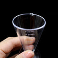 Dual-purpose measuring spoon ps transparent plastic spoon facial mask powder spoon liquid powder measuring cup chemical fertilizer pesticide washing powder spoon