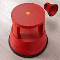 High-leg plastic stool library practical bench for homethickened shoe changing stool double-layer pulley insulated stool