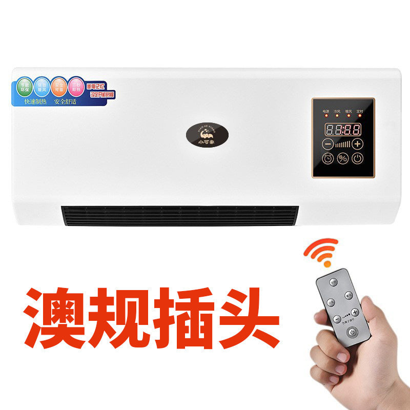Us standard cross-border mobile hot and cold air heater, bathroom heater, home bedroom wall-mounted energy-saving heater