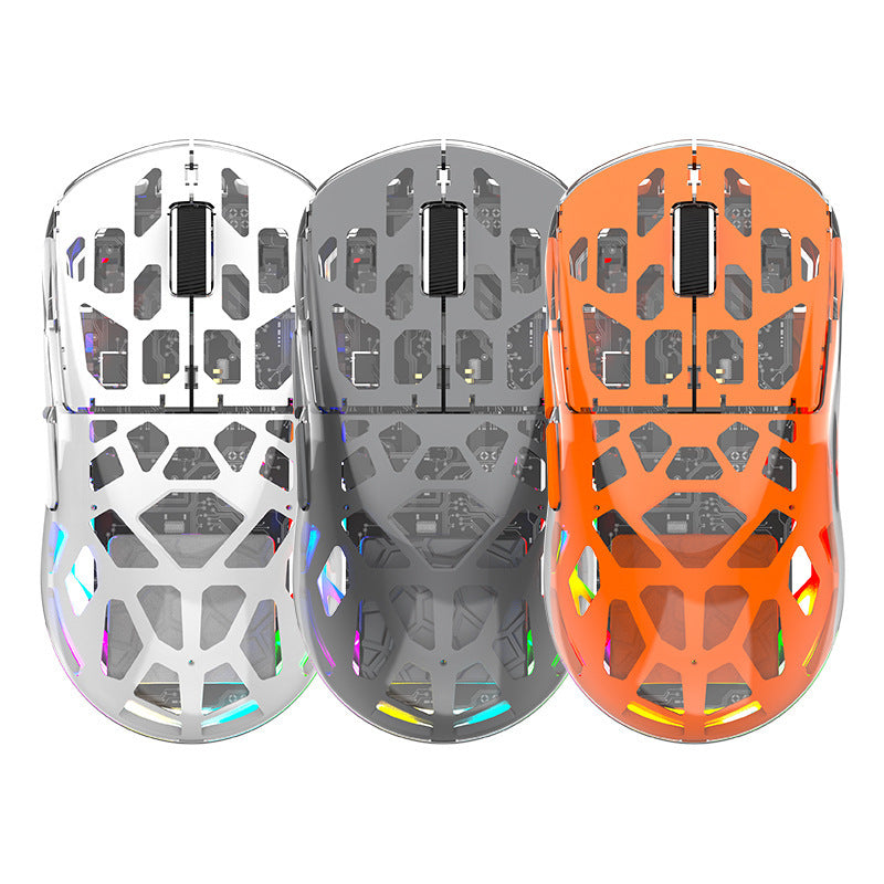 Viper bm560 bluetooth wireless tri-mode mouse - transparent design for desktop, laptop, office, and business use