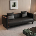 Living room sofa small apartment cat scratching leather sofa casual rental house b&b bedroom apartment combination lazy sofa no