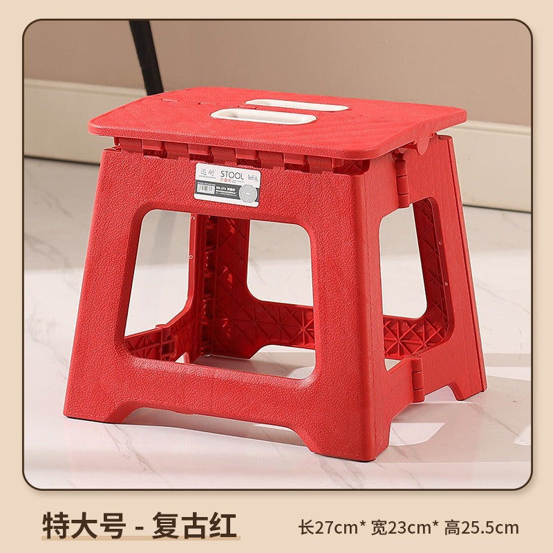 Foldable stool, thickened adult chair, portable home & outdoor camping chair, handheld durable student chair