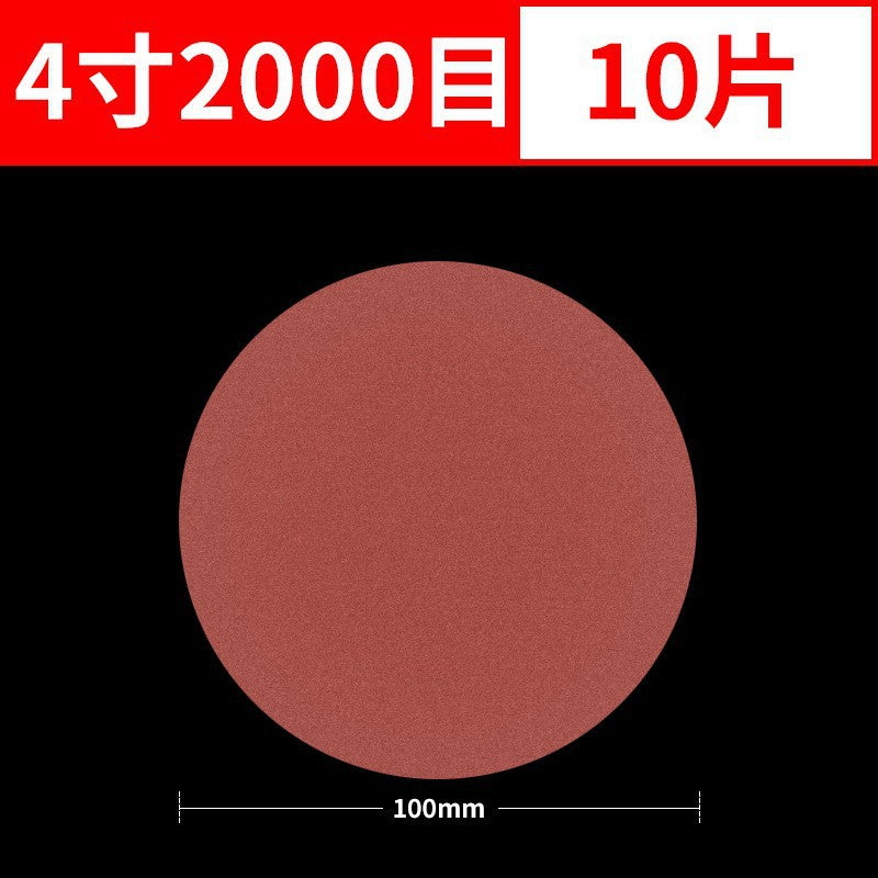 4inch sandpaper flocking woodworking wall grinder polishing round suction cup back velvet self-adhesive angle grinder grinding disc