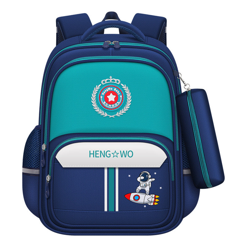 Kids' backpack set (2-piece): grades 3-6 elementary school backpack - dropshipping available, lightweight, spine-protecting, and load-reducing