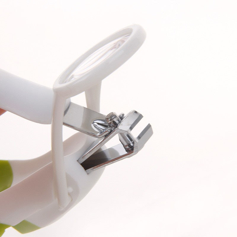 Manufacturer baby magnifying glass nail clippers nail clippers newborn baby care tools trimming knife oem export