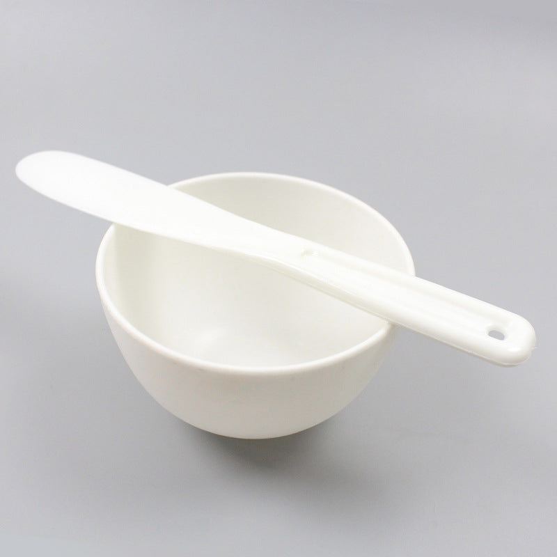 Beauty tpr imitation silicone mask bowl soft mask bowl stick silicone bowl mixing stick pp beauty worker
