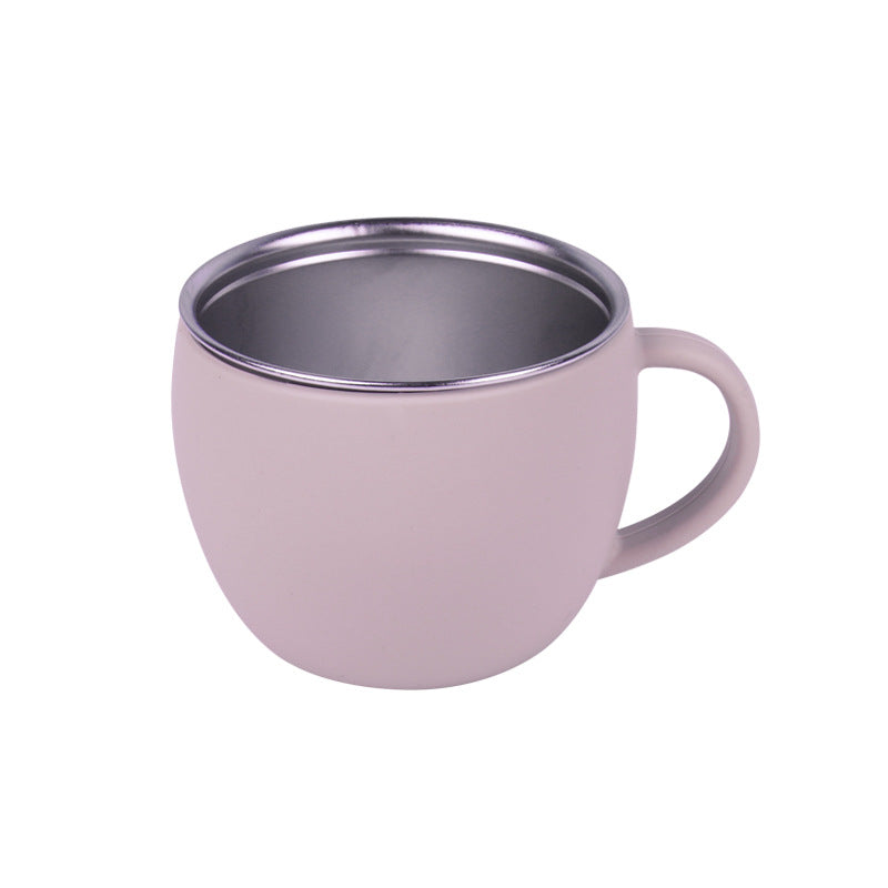 Factory new baby silicone stainless steel tableware set creative product 304 stainless steel children's silicone tableware bowl
