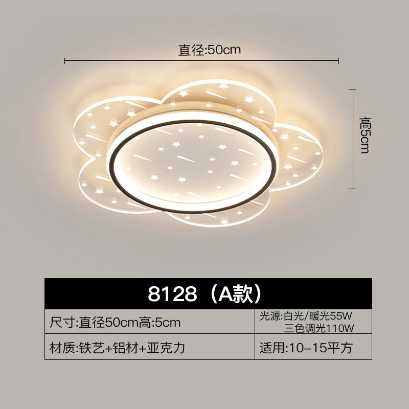 Living room light 2023 new modern simple atmosphere Nordic light luxury starry sky ceiling light master bedroom light household large lighting