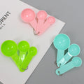 Beauty mask spoon makeup tool seaweed mask powder measuring spoon 2.5/5/15ml mask spoon chain three spoons