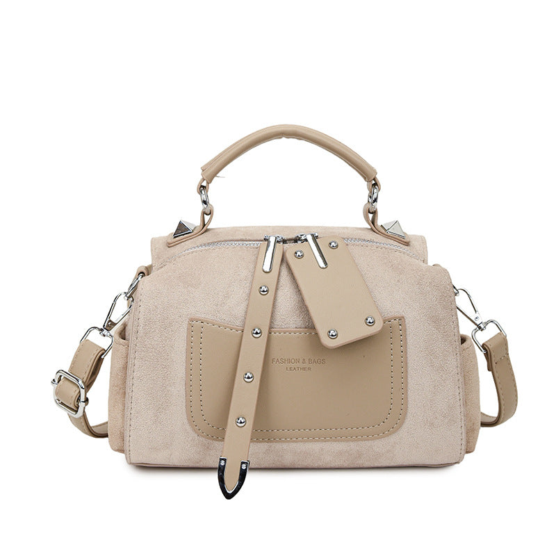 Autumn winterfall and winternew arrival boston pillow bag fashion stitching easiest for matchniche style shoulder bag big bag