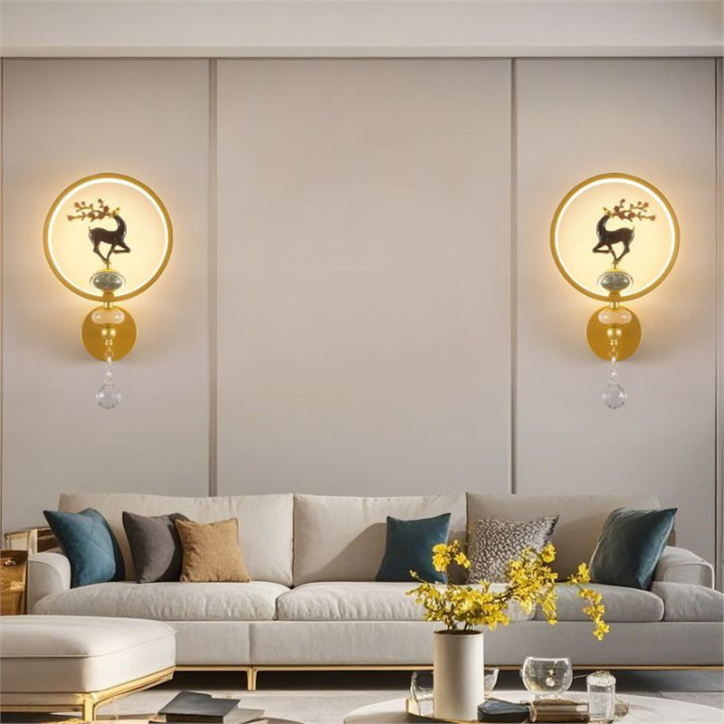 New  bedroom bedside wall lamp - modern minimalist nordic style, luxury accent lighting for tv background walls, popular wall sconce