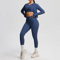 European and american cloud-feel yoga short sleeve top, high-waisted leggings, slimming butt-lifting running fitness apparel, three-piece activewear yoga set