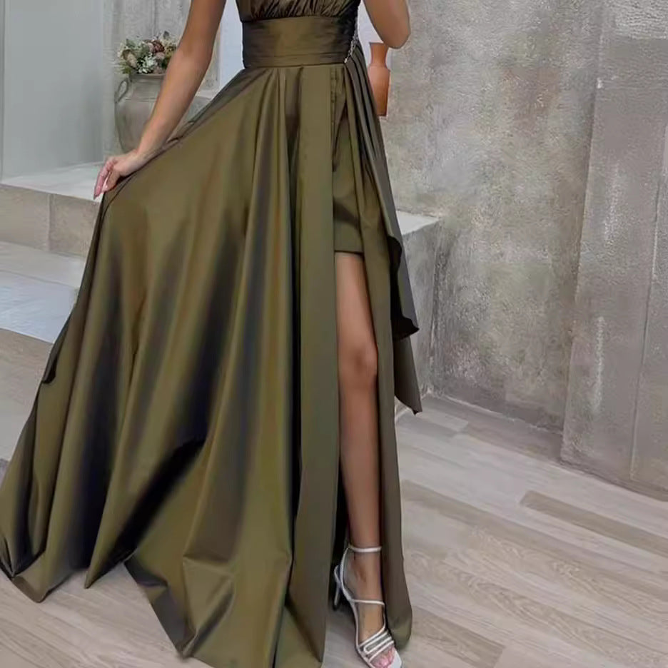 new women's elegant dress for cross-border e-commerce: autumn fashion, european and american style, loose fit