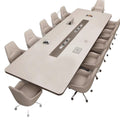 Skin-feeling office conference table long table casual modern large training table long table conference room negotiation table accessible luxury table