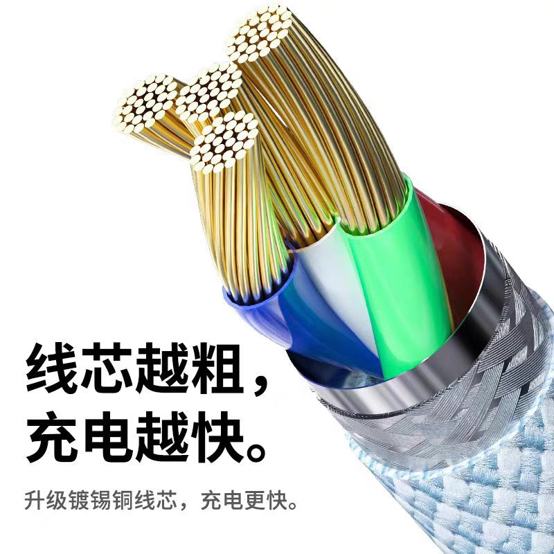 Colorful macaron braided pd60w charging cable, compatible with apple iphone 15 and iphone 16, apple fast charging data cable